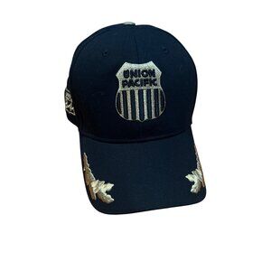 EGG SHELLS Union Pacific 50th Steam Anniversary Black Adjustable Hat With Gold E